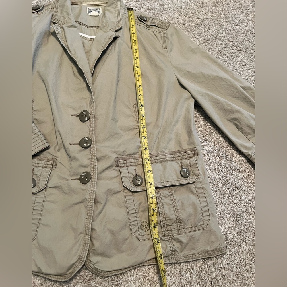 CONVERSE One Star 3/4th sleeve light weight utility style jacket vintage? - Picture 6 of 11